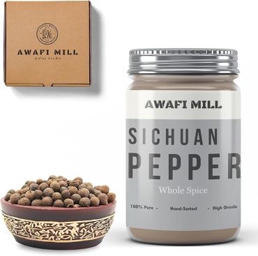 Awafi Mill Szechuan Peppercorns Piper Nigrum Bottle of 100g